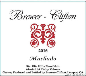 Brewer Clifton 'Machado' Pinot Noir California Santa Rita Hills 2017