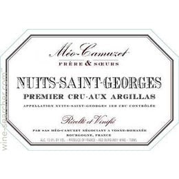 Domaine Meo-Camuzet Nuits Saint Georges aux Argillas Pinot Noir Burgundy Cote de Nuits 2019