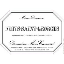 Domaine Meo-Camuzet Nuits Saint Georges Pinot Noir Burgundy Cote de Nuits 2019