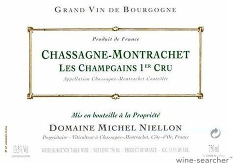 Domaine Michel Niellon Chassagne-Montrachet Les champ Gains France Cote de Beaune 2019