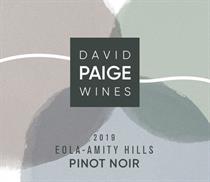 David Paige Eola-Amity Hills Pinot Noir Oregon 2019