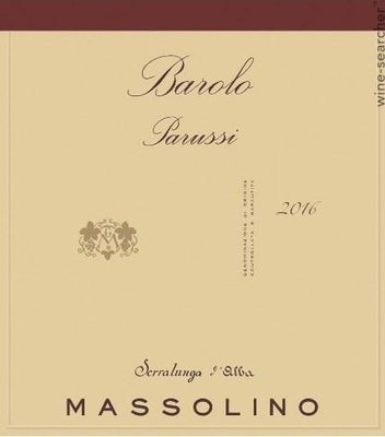 Massolino Parussi Barolo DOCG Nebbiolo Italy Piedmont 2017