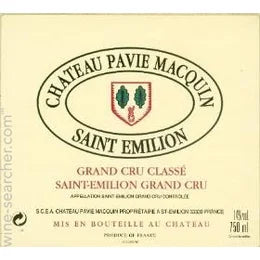 Chateau Pavie Macquin Bordeaux blend Saint-Emilion 2019