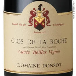 Domaine Ponsot Clos de la Roche Vielles Vigne Cote de Nuits FR 2017