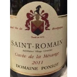 Domaine Ponsot Saint Romain 'Cuvee de la Mesange' Cote de Beaune FR 2018