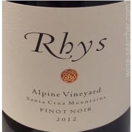 Rhys Alpine Vineyard Pinot Noir Santa Cruz Mountain California 2019