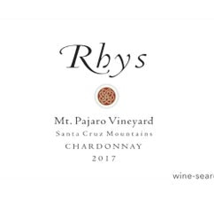 Rhys Mt Pajaro Chardonnay Santa Cruz Mountain California 2018