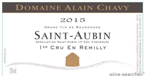 Domaine Alain Chavy St.-Aubin en Remilly Cote de Beaune FR '18