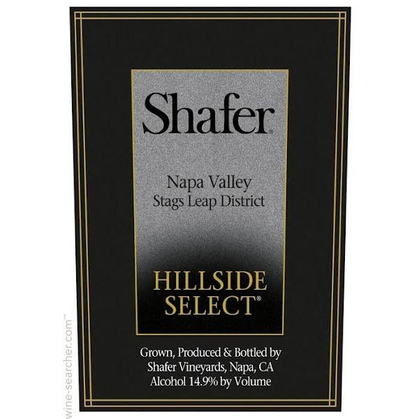 Shafer Hillside  Select Cabernet Sauvignon Napa Stag's Leap 2009