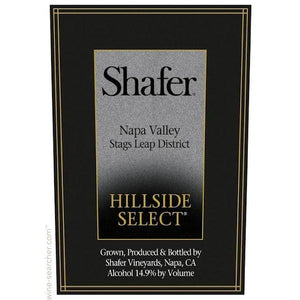 Shafer Hillside  Select Cabernet Sauvignon Napa Stag's Leap 2015