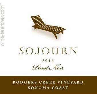 Sojourn Rogers Creek Vineyard Pinot Noir California Sonoma Coast 2012