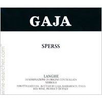 Gaja Sperss Barolo  Nebbiolo Langhe Italy Piedmont 2015