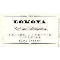 Lokoya Spring  Mountain Cabernet Sauvignon California Napa 2018