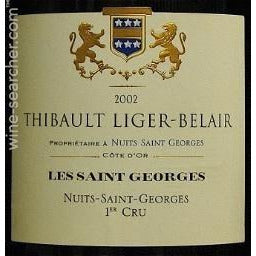 Domaine Thibault Liger-Belair Les St. Georges Pinot Noir Burgundy Nuits St. Georges 2007