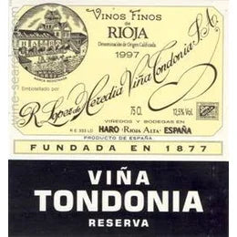 Lopez de Heredia Vina Tondonia Reserva Rioja 2010