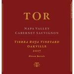 Tor Wines Cabernet Sauvignon Tierra Roja Oakville Napa 2019